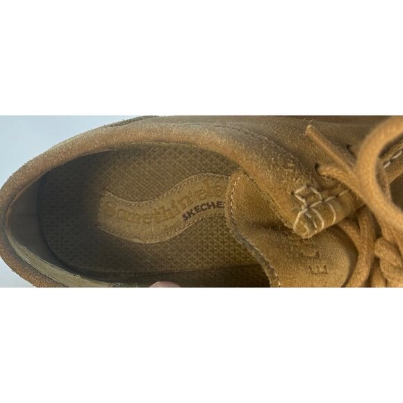 VTG Y2K Skechers Tan Suede Chunky Platform Shoes Lug Sole Womens Size 9.5 - Picture 5 of 10